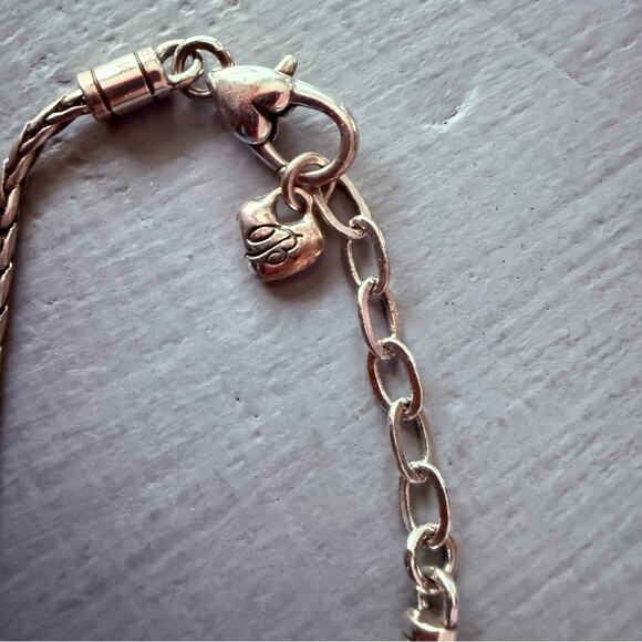 Brighton Silver Tone Alligator Charm Ankle Bracelet - Picture 4 of 5